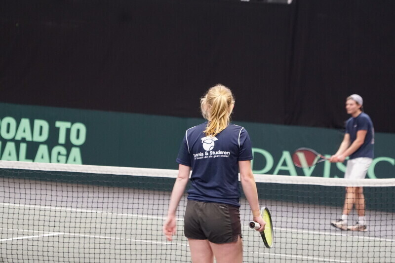 amber maalderink tennis en studeren