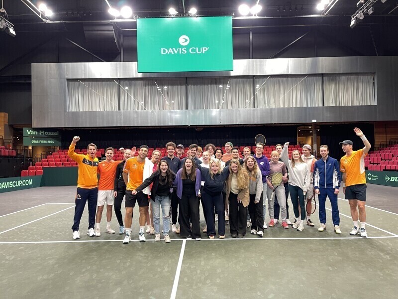 tam bij davis cup groningen 2024