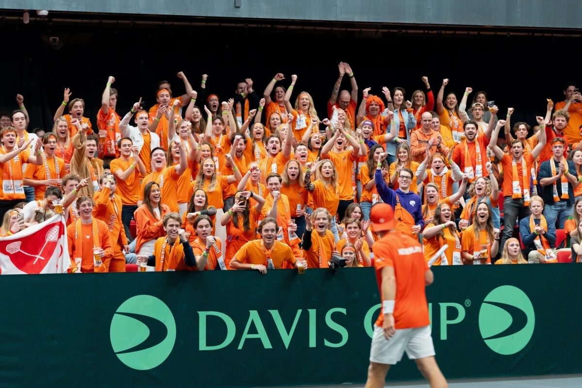 tam bij davis cup groningen